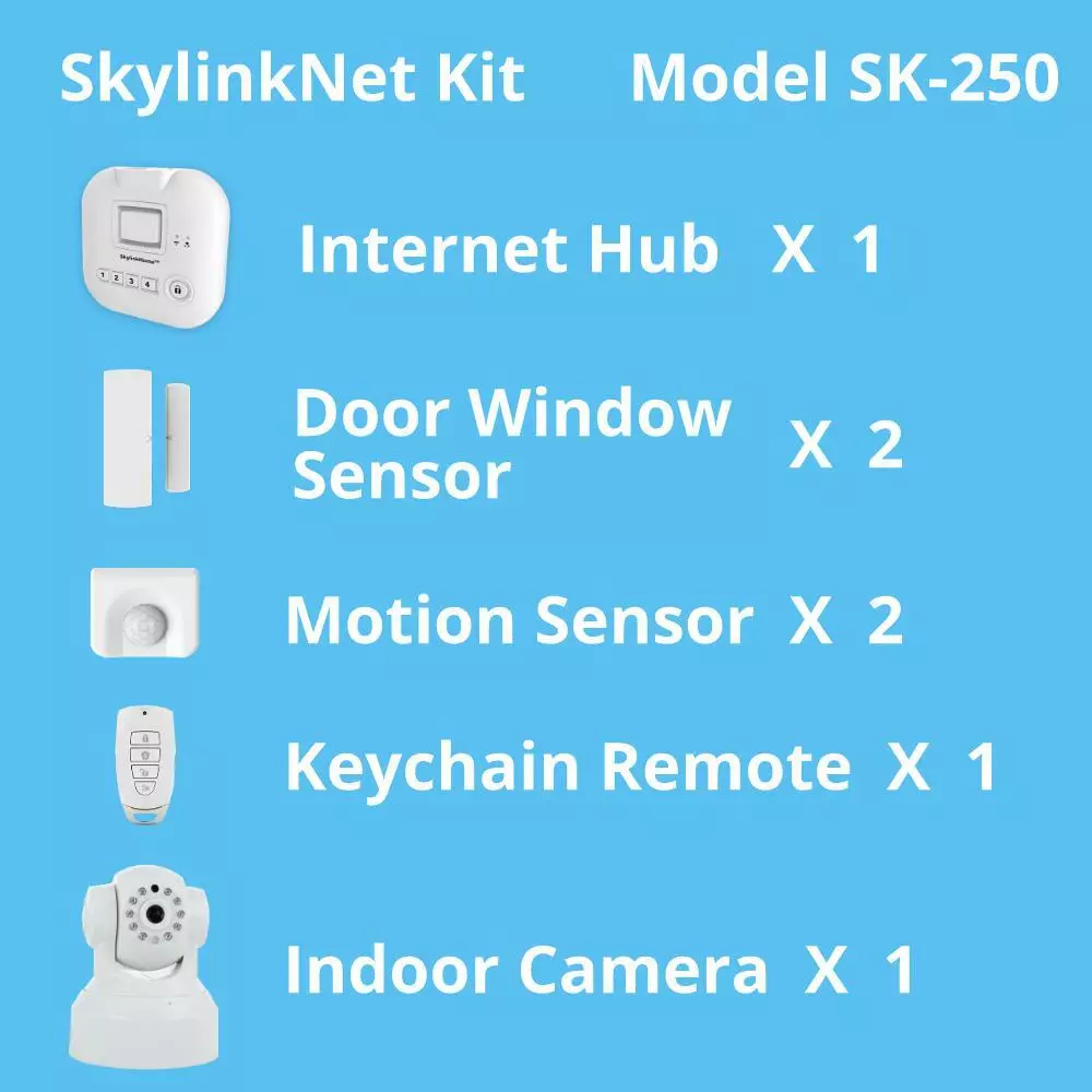 Skylink SK 250 Alarm Camera Deluxe Connected Wireless Starter Kit
