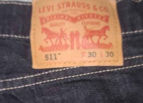Levi's Boys' 511 Slim Fit Performance Jeans - Blue Size 20 Reg 30" x 30" - Picture 5 of 5