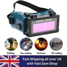 AUTO DARKENING LCD WELDING GOGGLES GLASSES MASK EYE SAFETY GRINDING SOLAR POWER