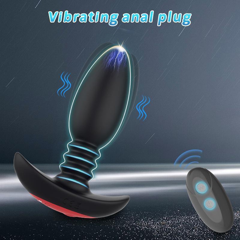 Men's Telescopic Prostate Massager with Thrusting & Vibration for G-Spot Stimulation
