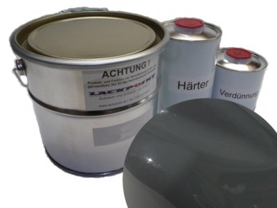 3,5 Liter Set 2K Autolack für Audi LY7C Nardograu UNI Grau Tuning RS3,RS4,RS6 L
