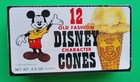 vintage Disney ice cream sugar cones in box Mickey Mouse  Disneyland — photo 2