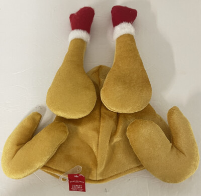 Target Turkey Hat Wondershop At Target Turkey Leg Plush Hat One Size Tan NEW | eBay