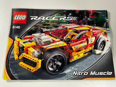 LEGO  Bauanleitung Technic Racers 8146 Nitro Muscle Instruction NEU 120