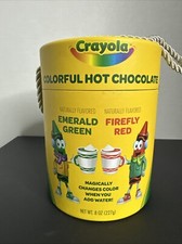 CRAYOLA Kolorowa gorąca czekolada Szmaragdowa zieleń i Firefly Red Exp 2027 ZAPIECZĘTOWANA