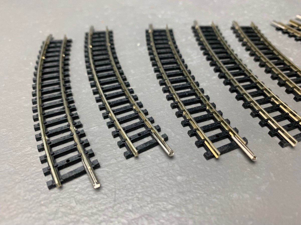 N-Scale Trix 14924 MiniTRIX Curved Track 10 Pieces N0267 LZ | eBay