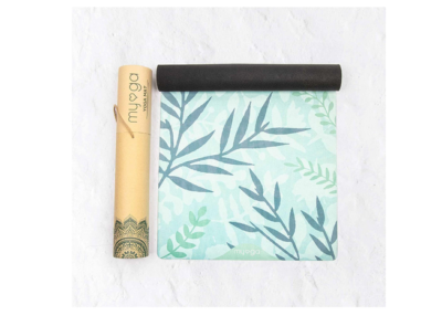 Myga Vegan Suede Yoga Mat PEACEMAKER Rubber Back Pilates Gym