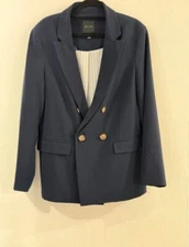 New Look Navy Lined Jacket Size 12