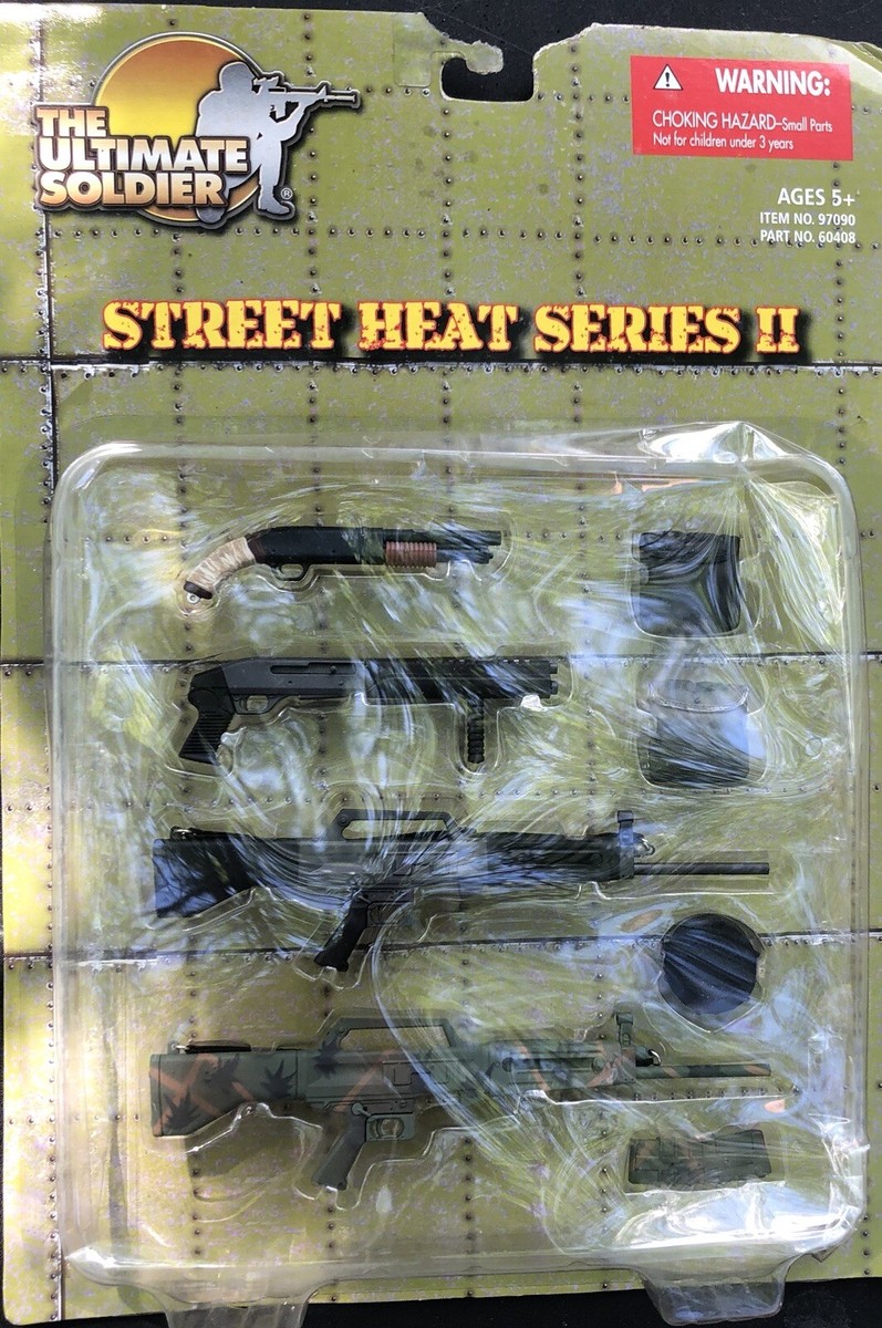 Ultimate Soldier 1:6 STREET HEAT SERIES 2 Weapon Set VERY RARE