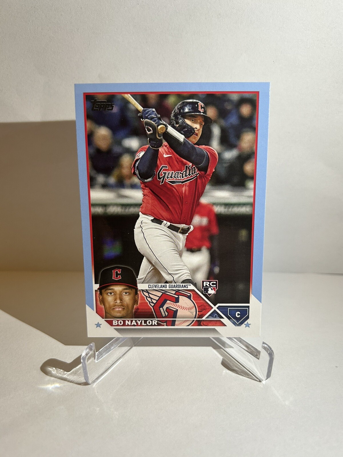 2023 Topps Bo Naylor RC 421 Father’s Day Powder Blue /50