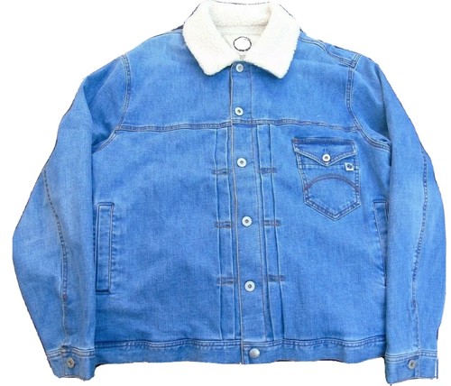 BNWT Pretty Green Mens Borg Lined Blue 