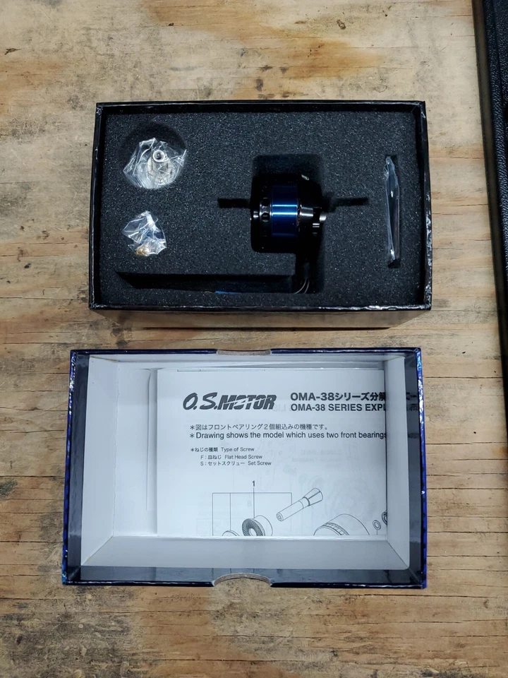 OS Motor OMA-3805-1200 R/C Outrunner avión motor sin escobillas Foto 2 de 4