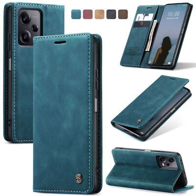 Caseme Leather Wallet Phone Case For Xiaomi 11 12 13 Redmi Note 12 11 9T POCO F3