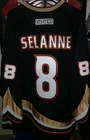 VINTAGE #8 Teemu SELANNE Anaheim DUCKS Off. Lic. CCM Jersey, Size Men's XL