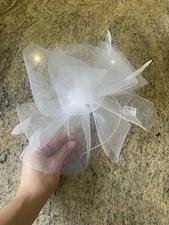 Claire’s White Feather Headband Wedding Fascinator Hairpiece Accessory BNWT