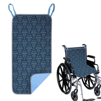 Waterproof Highly Absorbent Incontinence Wheelchair Pads for Elderly (Dark Blue)