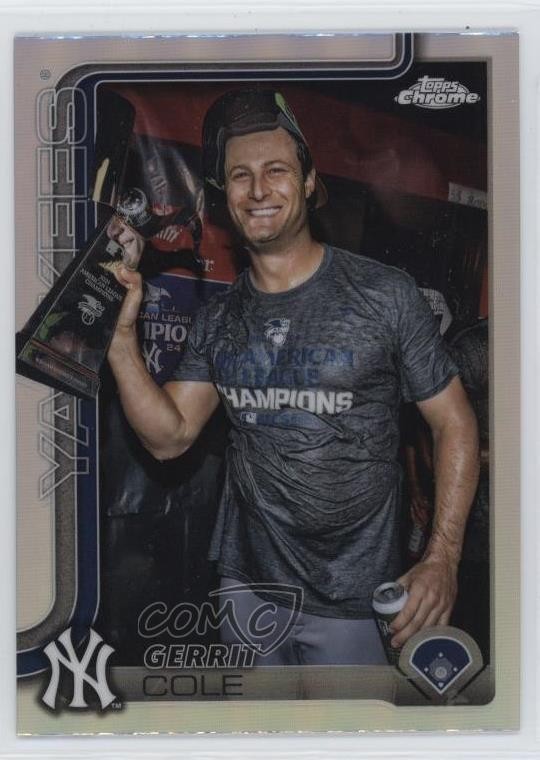 2025 Topps Chrome Image Variation SP Image Variation Gerrit Cole #110 4k5