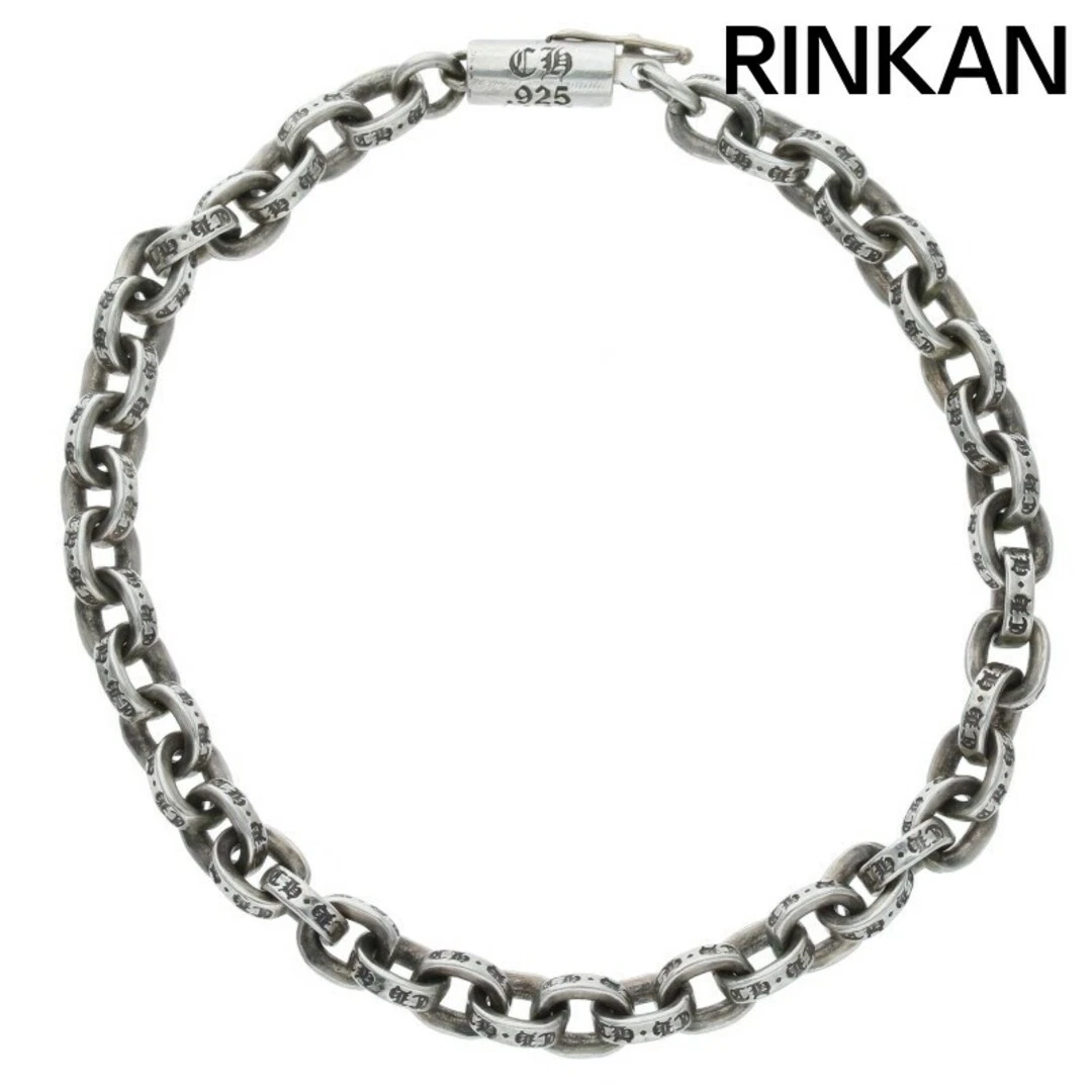 CHROME HEARTS Bracciale uomo argento catena carta cuori cromati 7 pollici usato815a9ba2d48dbd45