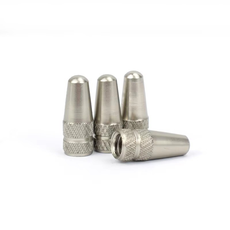 4pcs Aluminum Alloy Presta Valve Caps &ndash; Dustproof Covers f