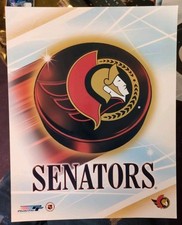Ottawa Senators Licensed 8x10 Team Logo Photo