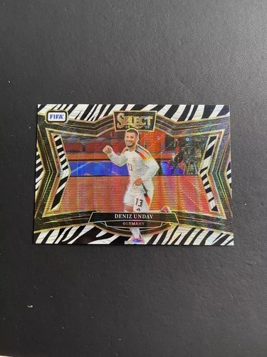2024-25 Panini Select FIFA Deniz Undav #204 Field Level Zebra Stripes SSP