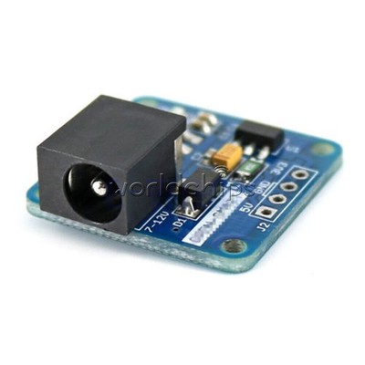 DC Jack 7-12V to 5V/3.3V Step Down Converter Power Supply Module *gi