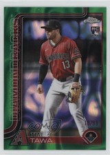 2025 Topps Chrome Update Green Lava Refractor 18/99 Tim Tawa #USC104 06l3