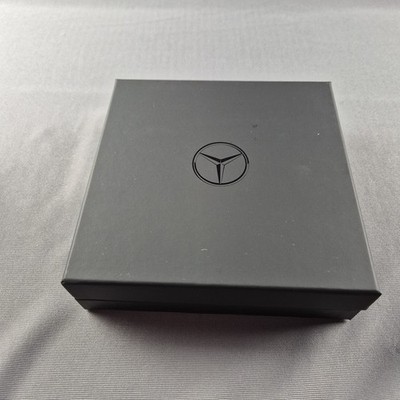 Mercedes-Benz Präsentations Geschenkbox leer schwarz Schaumstoffeinlage Koffer 18cm x 18cm