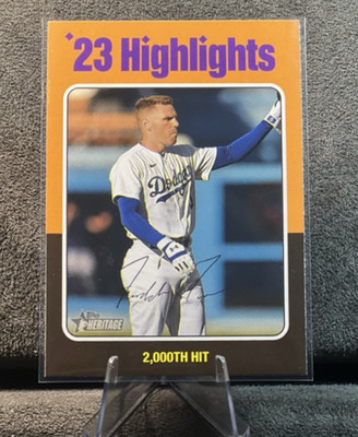 Freddie Freeman 2024 Topps Heritage - '23 Season Highlights  #2