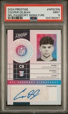 2024 Prestige Cooper Dejean NFL Passport Signature Rookie Card Psa 9!!!