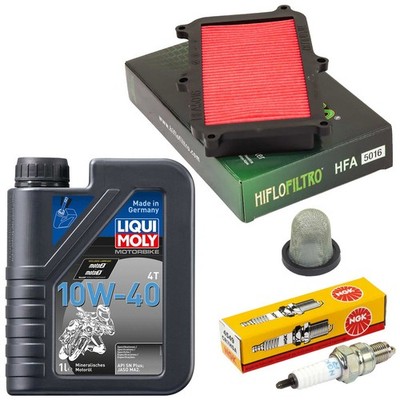 Wartung Set Ölsieb Öl 1L Luftfilter Zündkerze für Kymco People 125 S LC2 2018-25