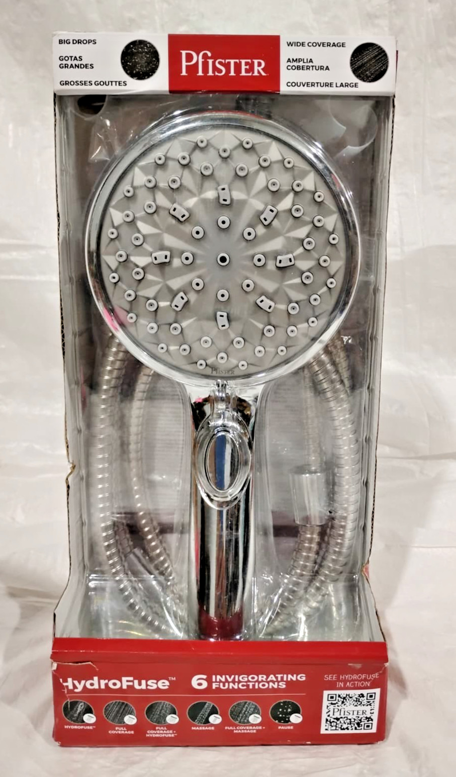 Pfister HydroFuse Handheld Shower Head,Hose Included,Magneti