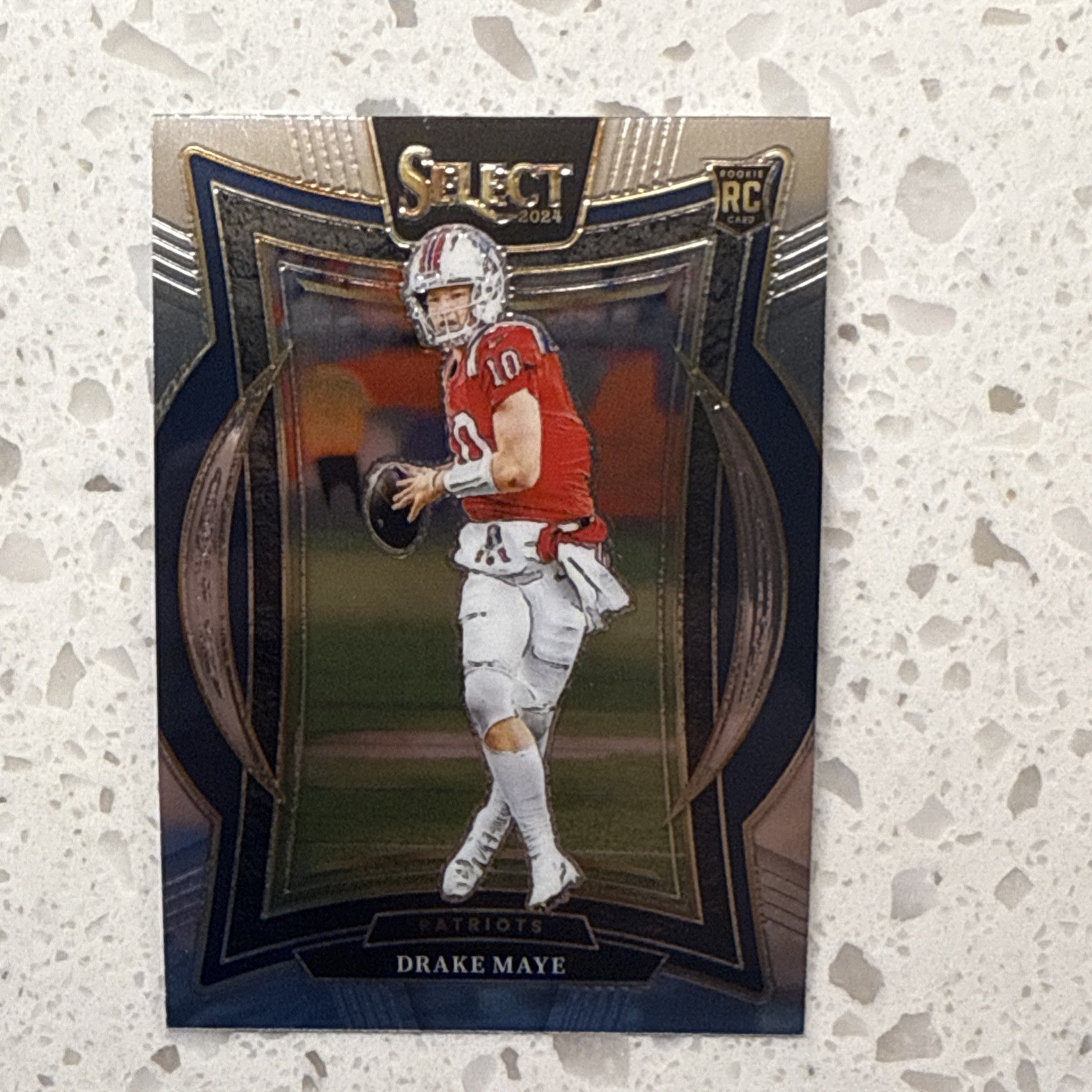 2024 Panini Select Drake Maye Concourse Level #27 Select Base Rookie Patriots