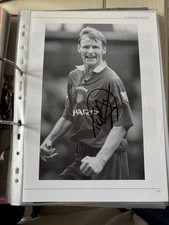 Terry Sheringham Manchester United FC - 2 Signed Football Pictures.