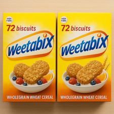 Weetabix Cereal 72 Mega Pack Big Value Pack x 2 , 144 Weetabix Bargain Bulk buy