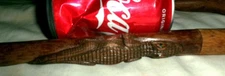 ANTIQUE WOOD HAND CARVED ALLIGATOR REPTILE GECKO MAN FOLK ART WALKING STICK CANE