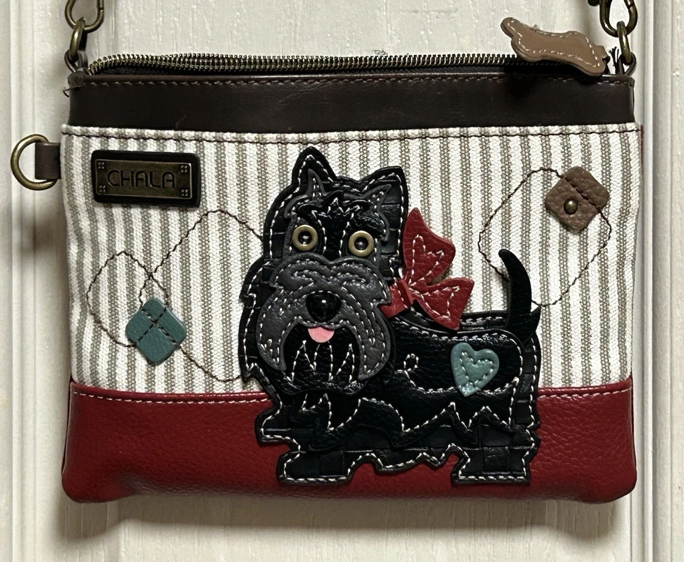 Adorable Bolso Bandolera CHALA Mini Scottie Foto 3 de 4