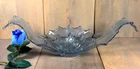 Vtg Murano Art Glass Bowl Alexandrite Neodymium Freeform MCM-Ships DDP to USA