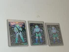 TMNT Vintage Holographic Stickers 1991 Mirage Studios Lot Of 3