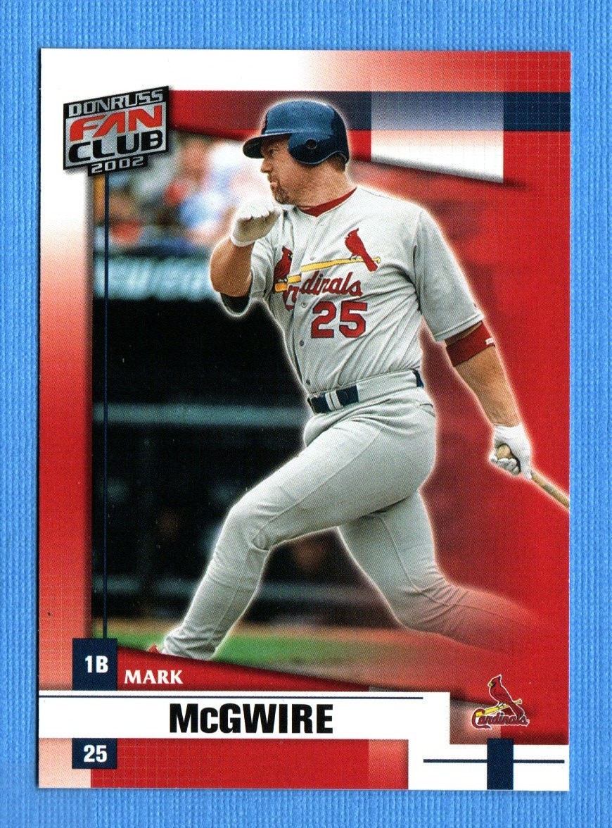 2002 Donruss Fan Club #166 Mark McGwire Cardinals