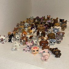 Vintage LPS Rare HUGE Lot Dogs  Cats Authentic Mix Of Breeds