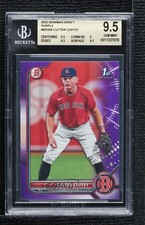2022 Bowman Draft Purple 4/250 Cutter Coffey #BD-200 BGS 9.5 GEM MINT 19kh
