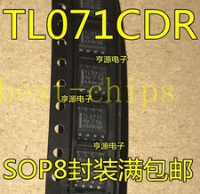 50 PCS TL071CDR SOP-8 TL071C TL071 OPERATIONAL AMPLIFIERS *gi