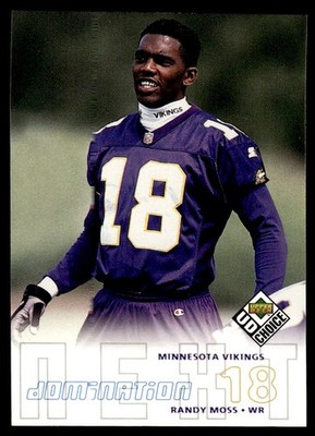 1998 UD Choice Domination Randy Moss Rookie #270