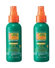 2 Avon Bug Guard Plus Expedition IR3535 SPF 30 with Gentle Breeze 4oz Spray Pump