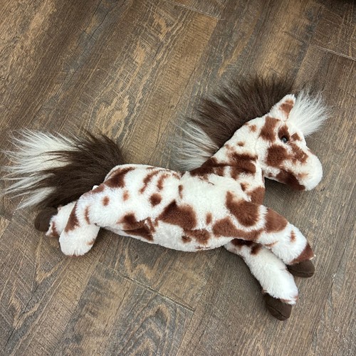 Douglas Cuddle Toys Duke Plush Appaloosa Horse Stuffed Toy Chocolate Spots 2021