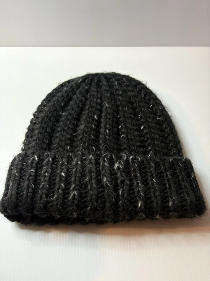 The North Face Rhodina Beanie Ladies NWT One Size Black Gray - Image 4 of 4