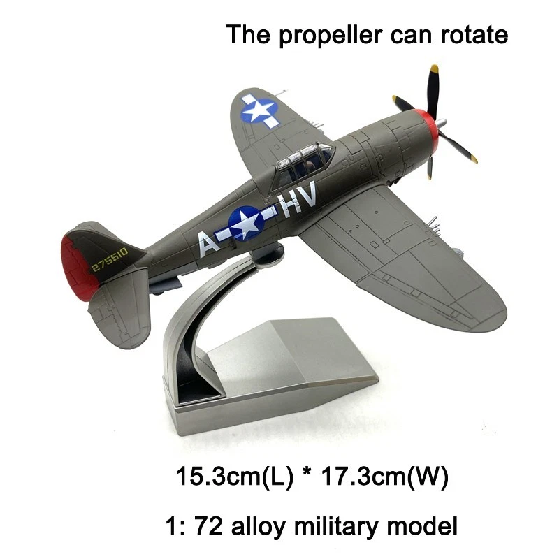 1:72 Diecast Military Model USAAF Republic P-47 Thunderbolt Fighter Collection - Image 2 of 4