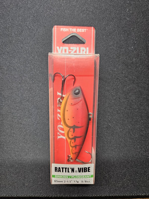 Yo Zuri rattl'n vibe sinking 2.5'' 5/8oz r1160-mcf matte crawfish red