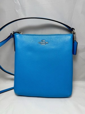 💙 Coach New York Hipster Crossbody Bag – Vivid Blue Pebbled